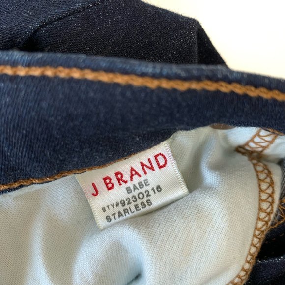 J BRAND | 'BABE' FLARED DARK DENIM JEANS - Picture 10 of 10